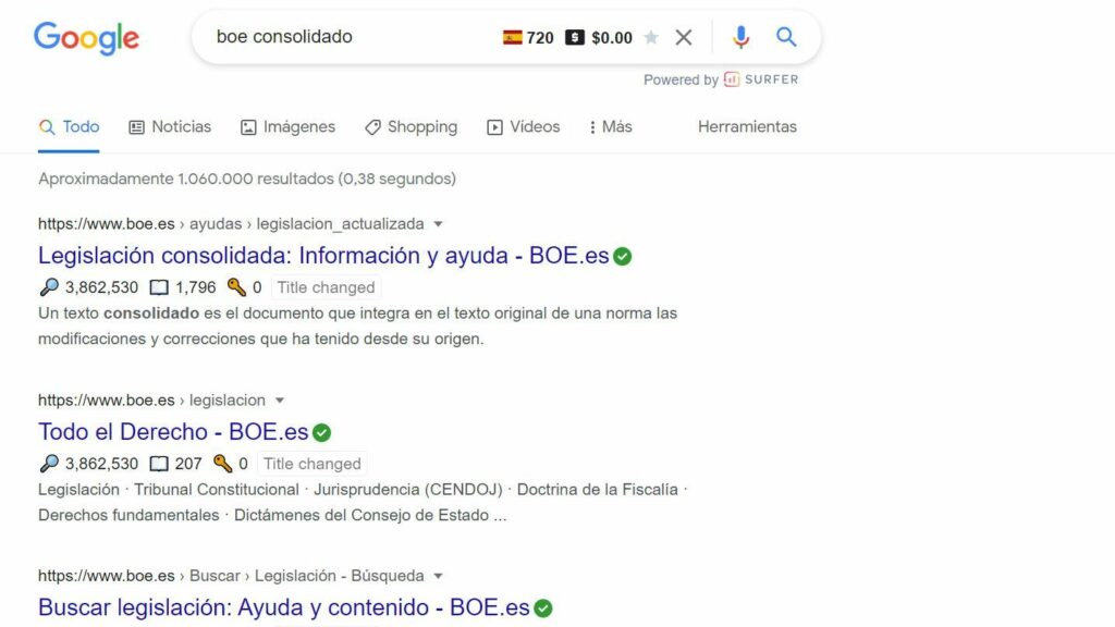 Legislación para oposiciones.